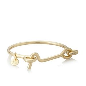 NEW! Jules Smith 14k Gold Plated Americana Lock Bracelet
